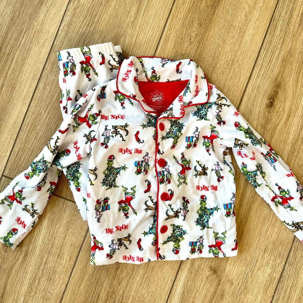 TODDLER GRINCH PAJAMAS